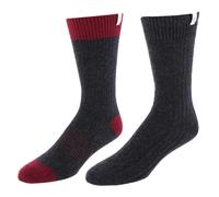 Timberland Men's Cable Knit Comfort Wool Blend Socks (2 Pair)