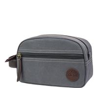 Timberland Mens canvas Zipper classic Travel Kit grey