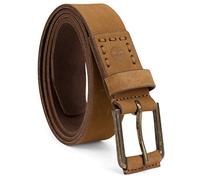 Timberland Men's Casual Classic Everyday Leather Belt, Wheat, 36