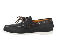 Timberland Men's Cedar Bay Leather Boat Shoes, Navy Full Grain, 9.5 UK