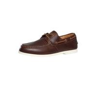 Timberland Men's Cedar Bay Essential Leather Boat Shoe, Rust Full Grain, 10 UK