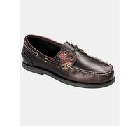 Timberland Mens Classic 2-Eye Leather Boat Shoe - Brown - Brown - UK10 EU44.5 US10.5 Wide