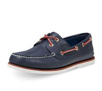 Timberland Mens Classic Boat Full Grain Leather Blue Shoes 7 UK