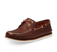Timberland Classic Boat Full Grain Leather Men's Loafers Shoes - Mid Brown - Size:UK 11.5