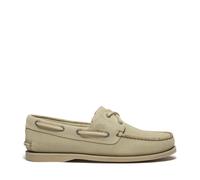 Timberland Mens Classic Boat Shoe - Light Green Leather - Size UK 11.5