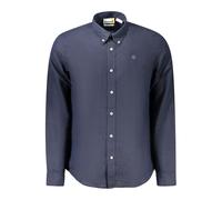 Timberland Mens Classic Fit Oxford Shirt - Dark Blue Cotton - Size X-Large