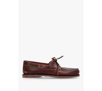 TIMBERLAND Mens Classic Lace Up Medium Brown Full Grain Boat Shoes