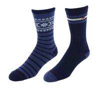 Timberland Men's Comfort Fair Isle Crew Socks (2 Pair Pack)