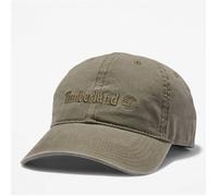 Timberland Mens Cooper Hill Cotton Canvas Cap Hat Dark Green