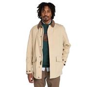 Timberland Men's Cotton Rich Waterproof Overcoat - L - Beige, Beige