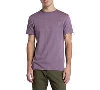 Timberland Mens Crew Neck 'Dunstan River' T-Shirt - Short Sleeved - Slim Fit (Vintage Violet) XL
