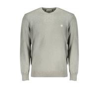 Timberland Mens Crew Neck Sweater Tb0a2k6p - Silver Cotton - Size Small