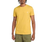Timberland Mens Crew Neck T Shirt 'Dunstan River Jersey Crew' Slim Fit - Short Sleeved (Mimosa) M