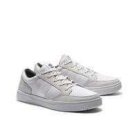 Timberland Men's Davis Square F/L Ox Basic Trainers, Blanc De Blanc, 6.5 UK White