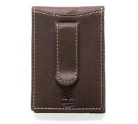 Timberland Men's Delta Minimalist Slim Money Clip Wallet, Brown, One Size