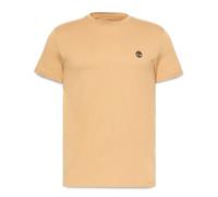 Timberland Mens Dunstan River T-Shirt in Light Wheat B - Brown Cotton - Size Medium