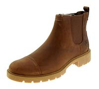Timberland Men's Elmhurst Chelsea Basic Boots, Rust Full Grain, 8 UK