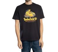 Timberland Men's Front Boot Graphic Tee, Black, L, Black, L