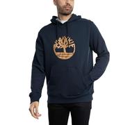 Front Camo Tree Logo Pullover Hoodie Navy M