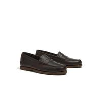 Timberland Mens Full Grain Leather Classic Loafer - Dark Brown - Dark Brown - UK9 EU43.5 US9.5 Wide