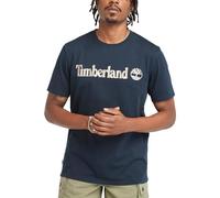 Timberland Mens 'Kennebec River' Camo Linear Logo T-Shirt (Dark Sapphire) M