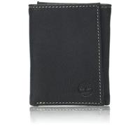 Timberland Men's Leather RFID Blocking Trifold Wallet Travel Accessory-Tri-Fold, Black, One Size