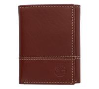 Timberland Men's Leather RFID Blocking Trifold Wallet Travel Accessory-Tri-Fold, Cognac, One Size