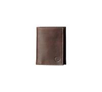 Timberland Men's Leather Trifold Wallet with Id Window Tri-Fold, Brown (Cloudy), One Size