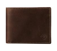 Timberland mens Leather With Attached Flip Pocket Travel Accessory Bi Fold Wallet, Brown (Cloudy), One Size UK