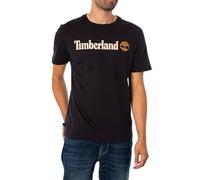Timberland - Linear Logo Short Sleeve Tee - T-shirt size XL, black