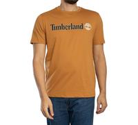 Timberland Men's Linear Logo T-Shirt, Brown
