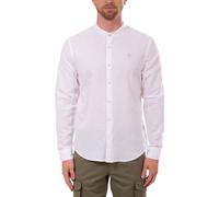 TIMBERLAND - Men's linen blend mandarin shirt