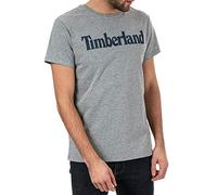Timberland Mens Mens Seasonal Linear Logo T-Shirt in Grey - M