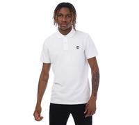 Timberland Mens Millers River Pique Polo Shirt in White Cotton - Size X-Large