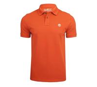 Timberland Mens Millers River Pique Polo T-Shirt - Short Sleeved (Burnt Henna) XL