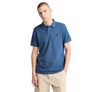 Timberland Mens Millers River Pique Polo T-Shirt - Short Sleeved (Dark Denim) XL
