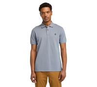 Timberland Mens Millers River Pique Polo T-Shirt - Short Sleeved (Folkstone Gray) M