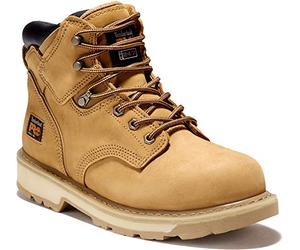 Timberland Men's Pit Boss 6 Inch Steel Safety Toe Industrial Work Boot, Wheat, 10 UK