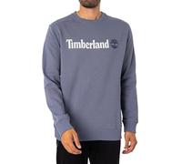 Timberland Men's Printed Logo Sweatshirt, Blue, S
