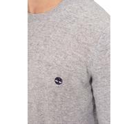 Timberland Mens Wool Blend Crew Neck Sweater Medium Grey Heather S