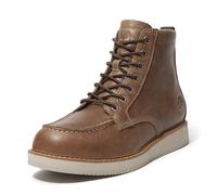 Timberland Men's Redwood Edge Mid Lace Leather Boots, Dark Brown, 7.5 UK