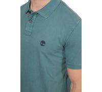 TIMBERLAND - Men's regular stone-washed polo shirt with logo
