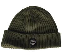 Timberland Men's Gerippte Uhrenkappe mit Logo-Platte Beanie Hat, Grape Leaf, One Size