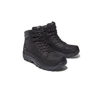 Timberland Men's Rime Ridge Mid WP Sneaker, Black Nubuck, 9.5 UK