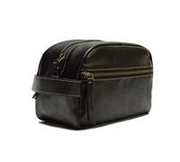 Timberland Men's Rugged Wash Leather Travel Kit, Black