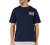 Timberland Men's Short Sleeve tee 2 tier3 T-Shirt, Dark Sapphire, XXL