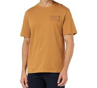 Timberland Men's Short Sleeve tee 2 tier3 T-Shirt, Wheat Boot, L