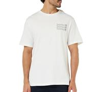 Timberland Men's Short Sleeve tee 2 tier3 T-Shirt, White, M