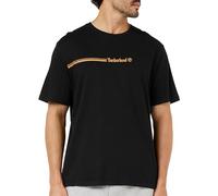 Timberland Men's Short Sleeve tee 3 tier3 T-Shirt, Black, XL