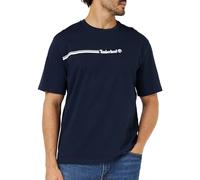 Timberland Men's Short Sleeve tee 3 tier3 T-Shirt, Dark Sapphire, L